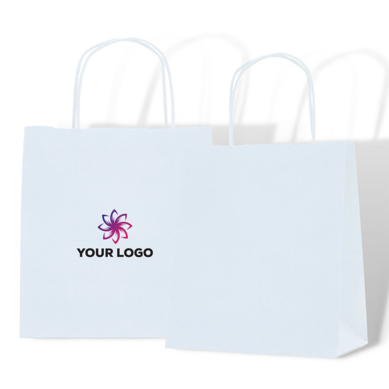 Twist Handle Paper Carrier Bags Printed Sample