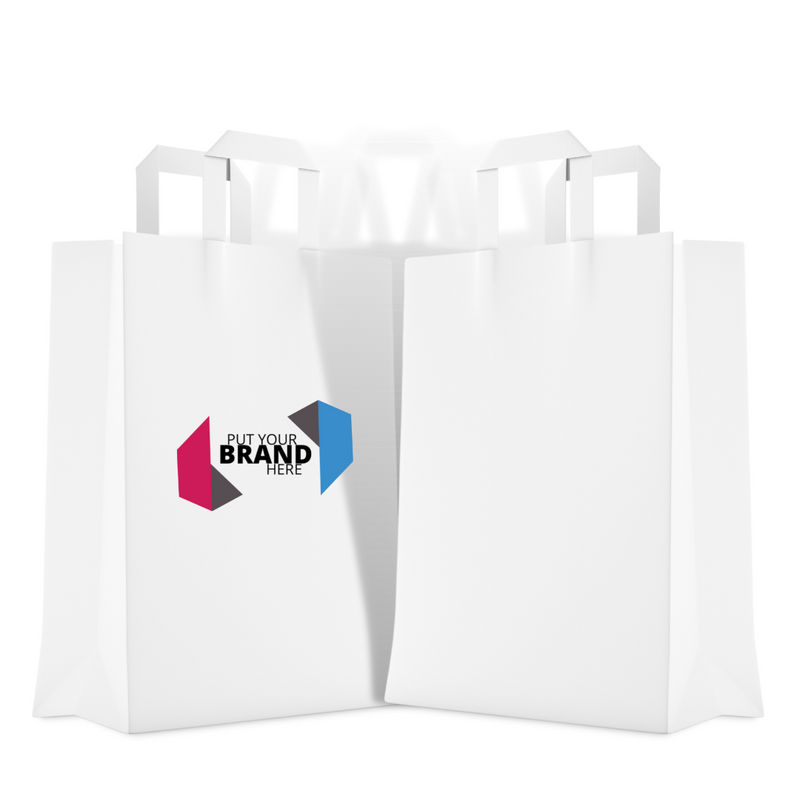 Plain discount carrier bags